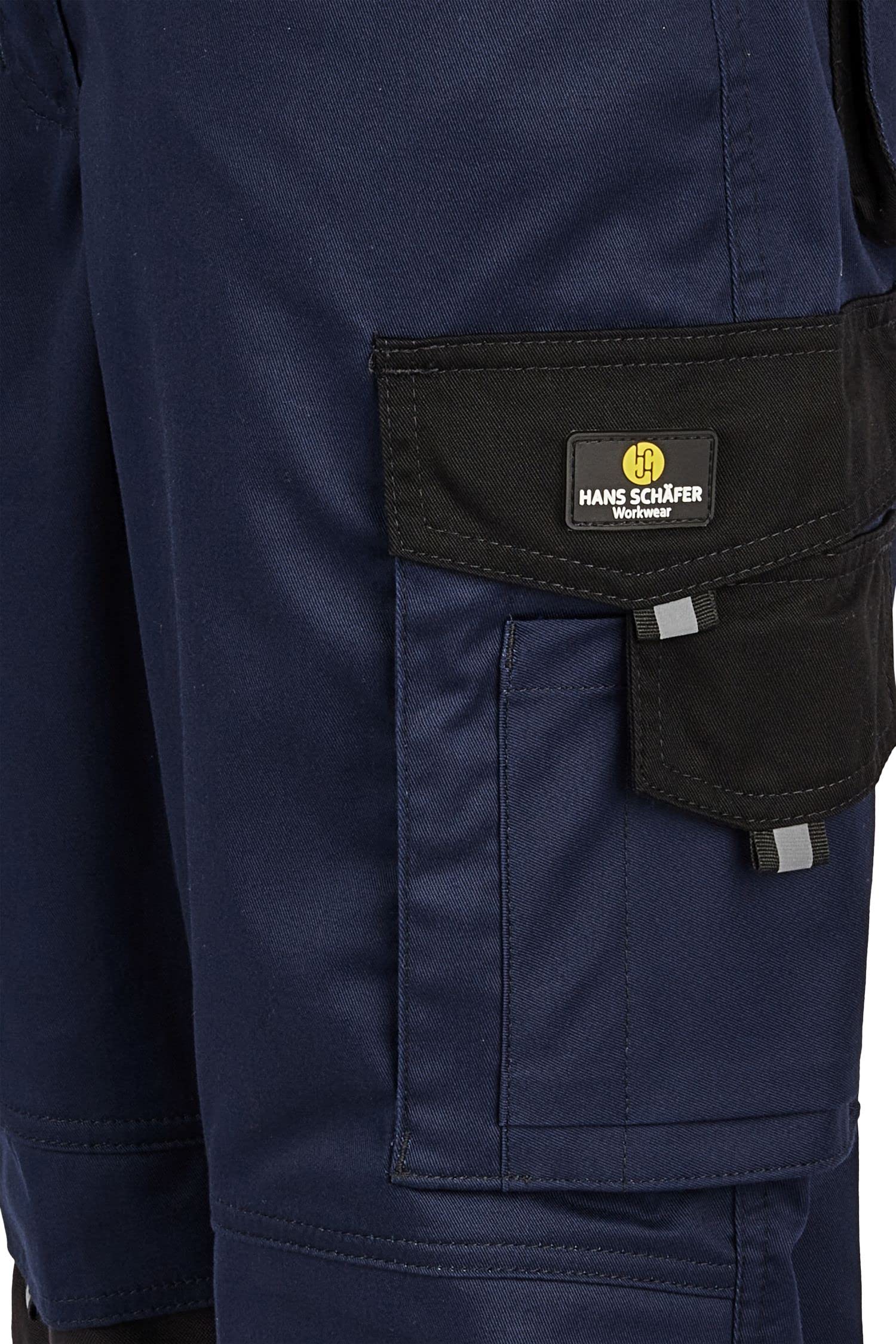 HSW Professional – Lange Arbeitshose für Damen – Modische und leichte Bundhose mit Knietaschen, strapazierbar und qualitativ