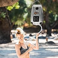 Vista 2 de Advanced Elements - Ducha de verano/Ducha solar - Capacidad diferente - Cabezal de ducha - Espejo reflectante - Válvula de llenado - Negro o plateado