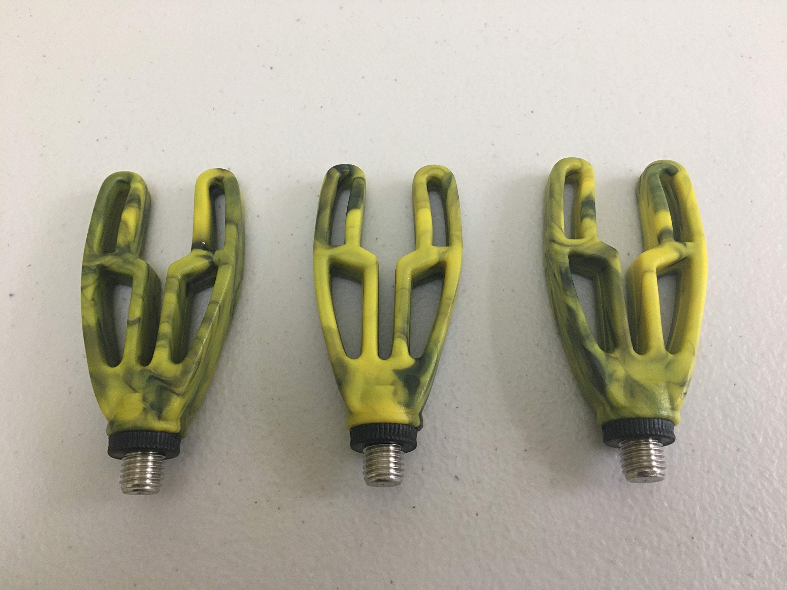 Tmc Multicolor 3 X Front Runner Rod Rests. Carp/Coarse Fishing - Camo Design