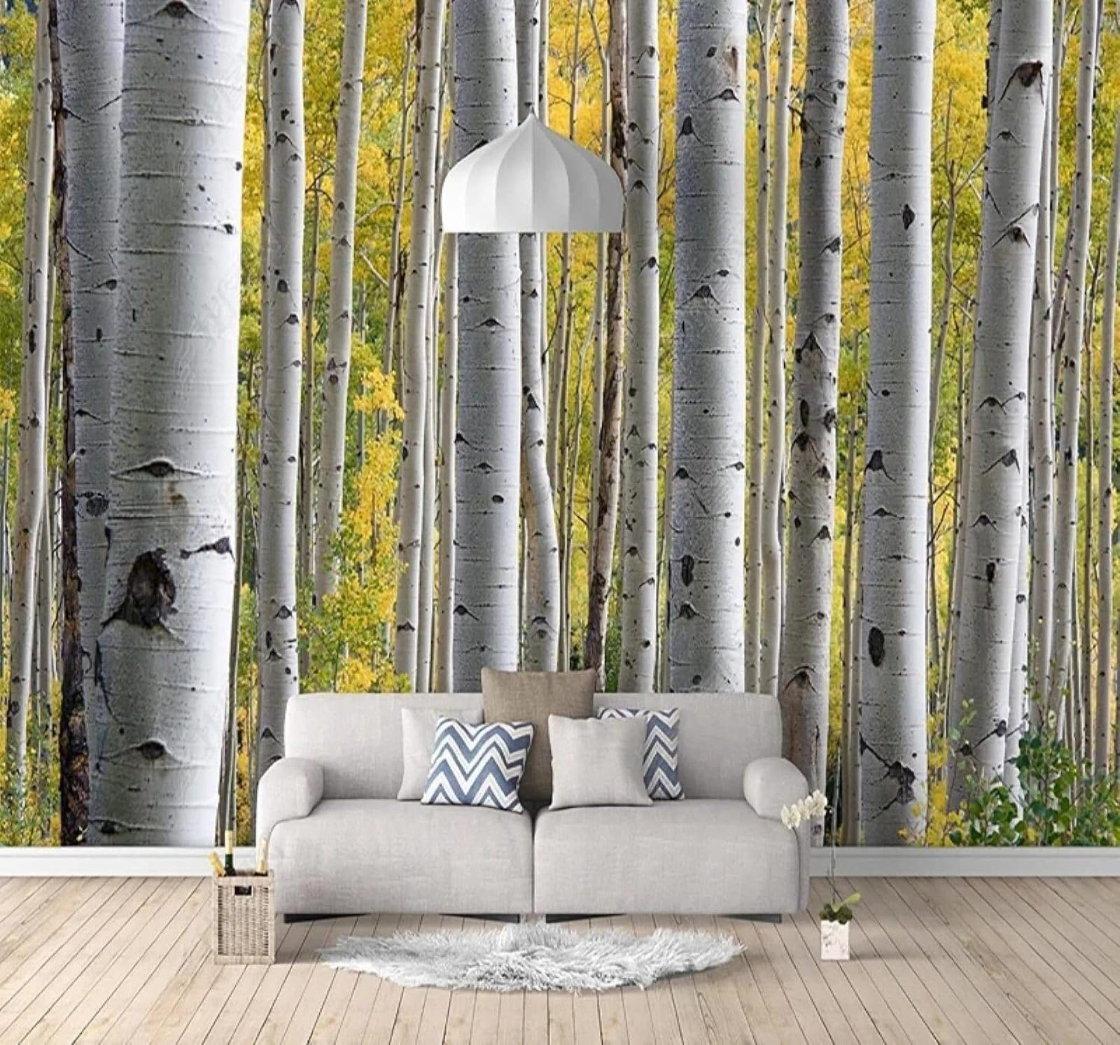 XLMING Abstract Autumn Forest Sunlight Natural Landscape 3D Wallpaper Luxury Home Dining Decor Paste Sofa Living Room The Wall for Bedroom Mural-350cm×256cm