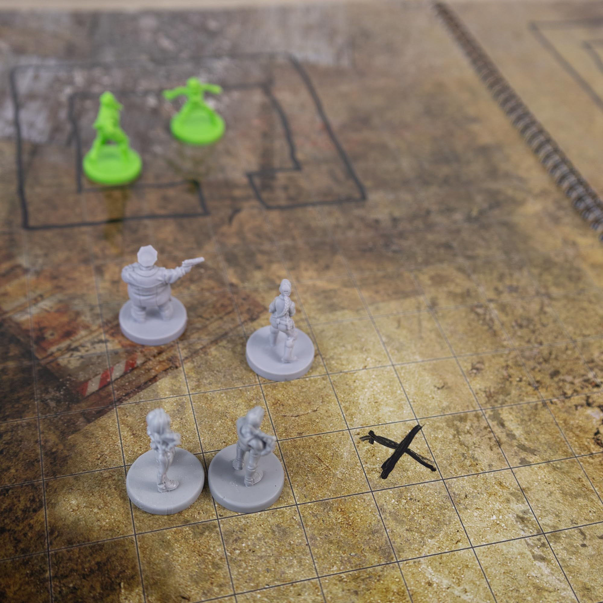 PLAYMATS Future_kw A3 suchościeralna książka do gier RPG