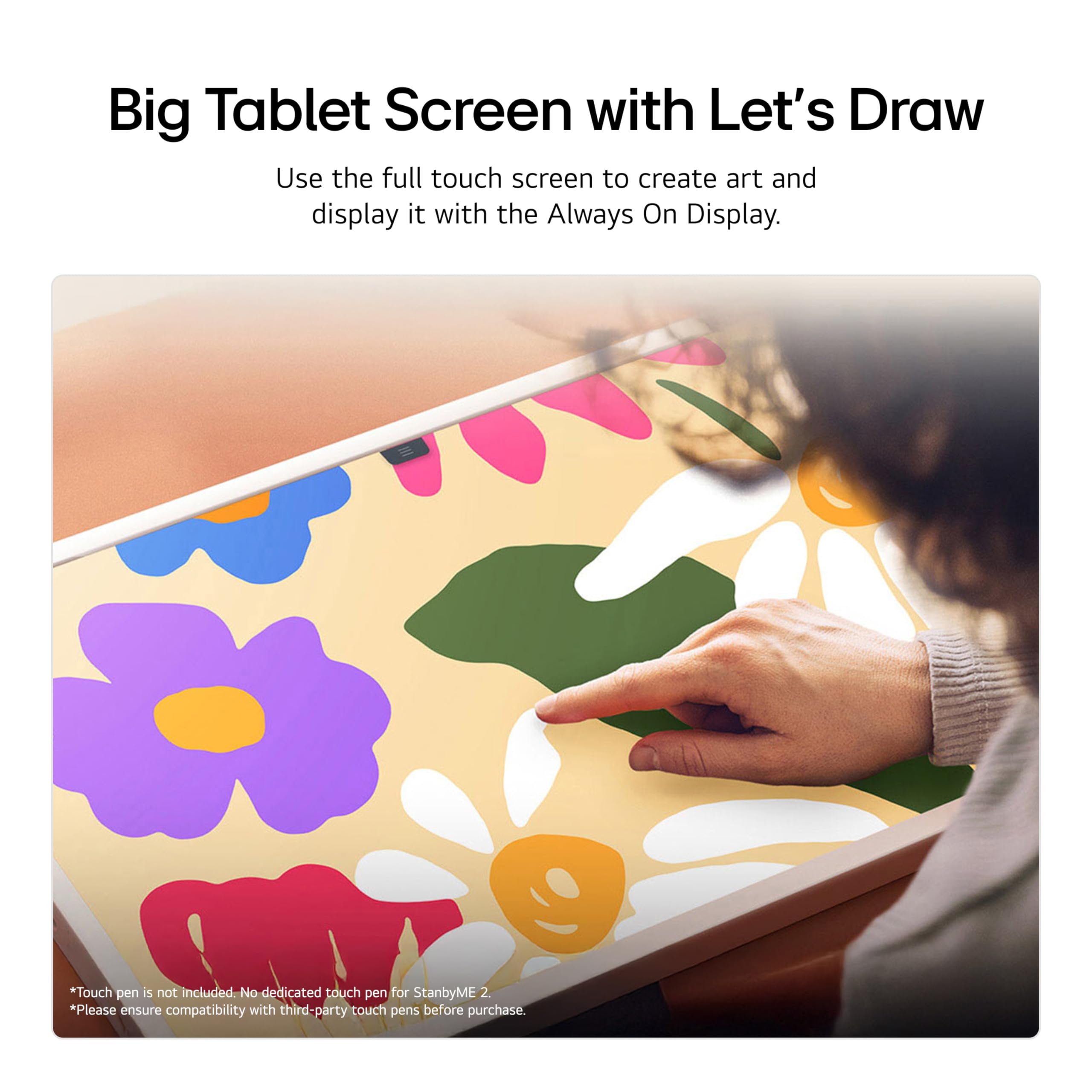 LG 27LX6TDGA 27-Inch StanbyME2 Portable Smart Screen (alpha 8 AI Processor, Touch Screen Monitor, Built-in Battery with 4 hours of playback, 60Hz) [Model 2025] [Energy Class F] — view 7