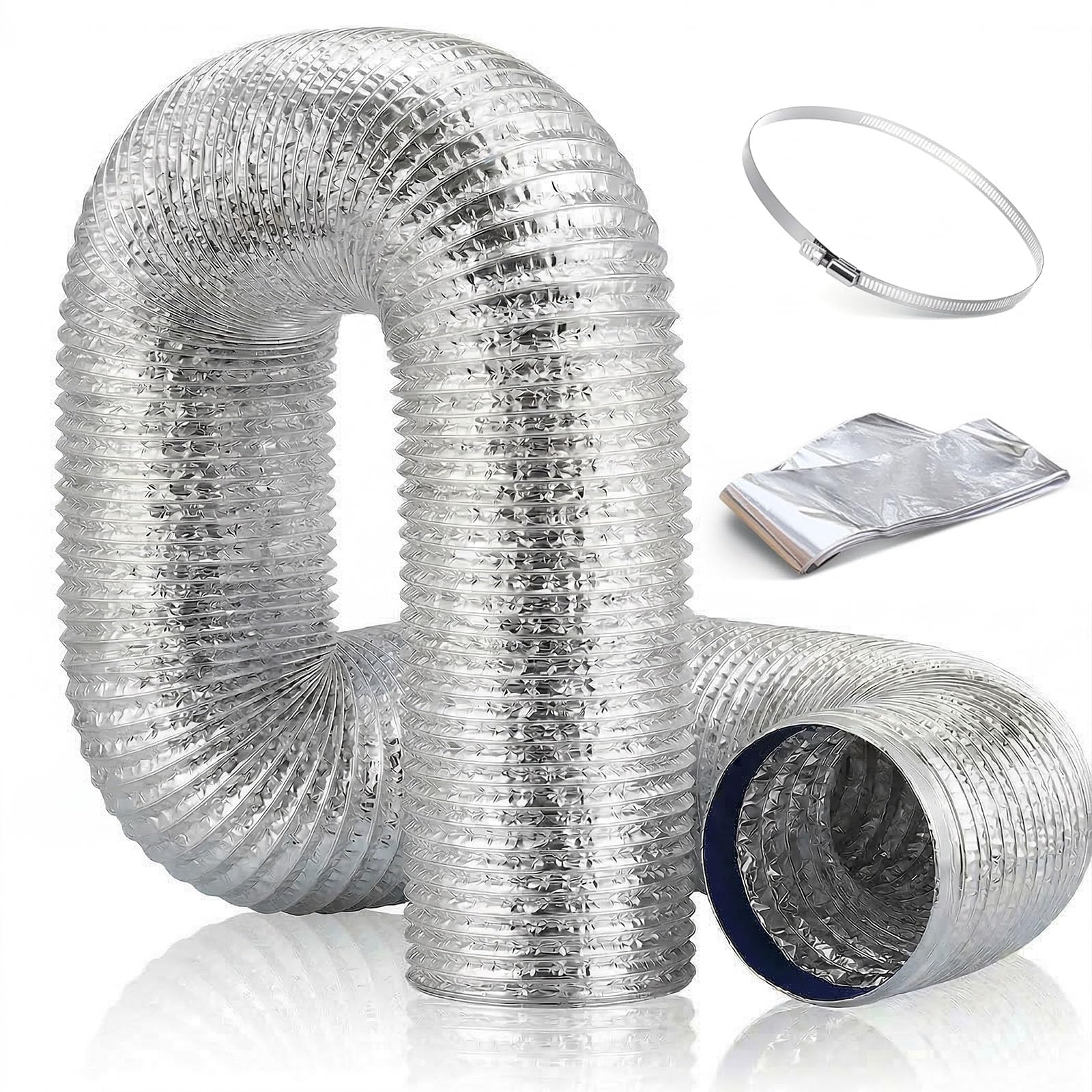 Tuyau d'évacuation flexible pour installer la hotte de cuisine ou l'aération