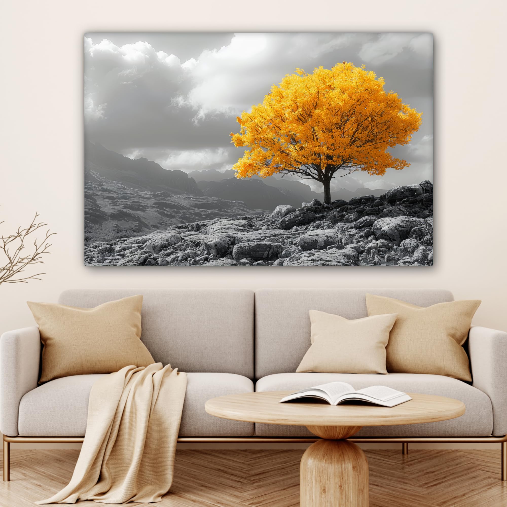 MuchoWow Wandbild 120x80 Cm Hamburg Motiv - XXL Leinwand Für Wohnzimmer