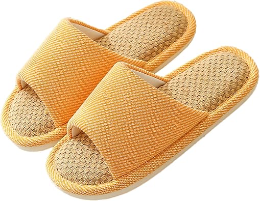 Cloth Slippers Linen Slippers - Breathable, Anti-Slip, Easy to Clean - Summer Silent Slippers for Women and Men