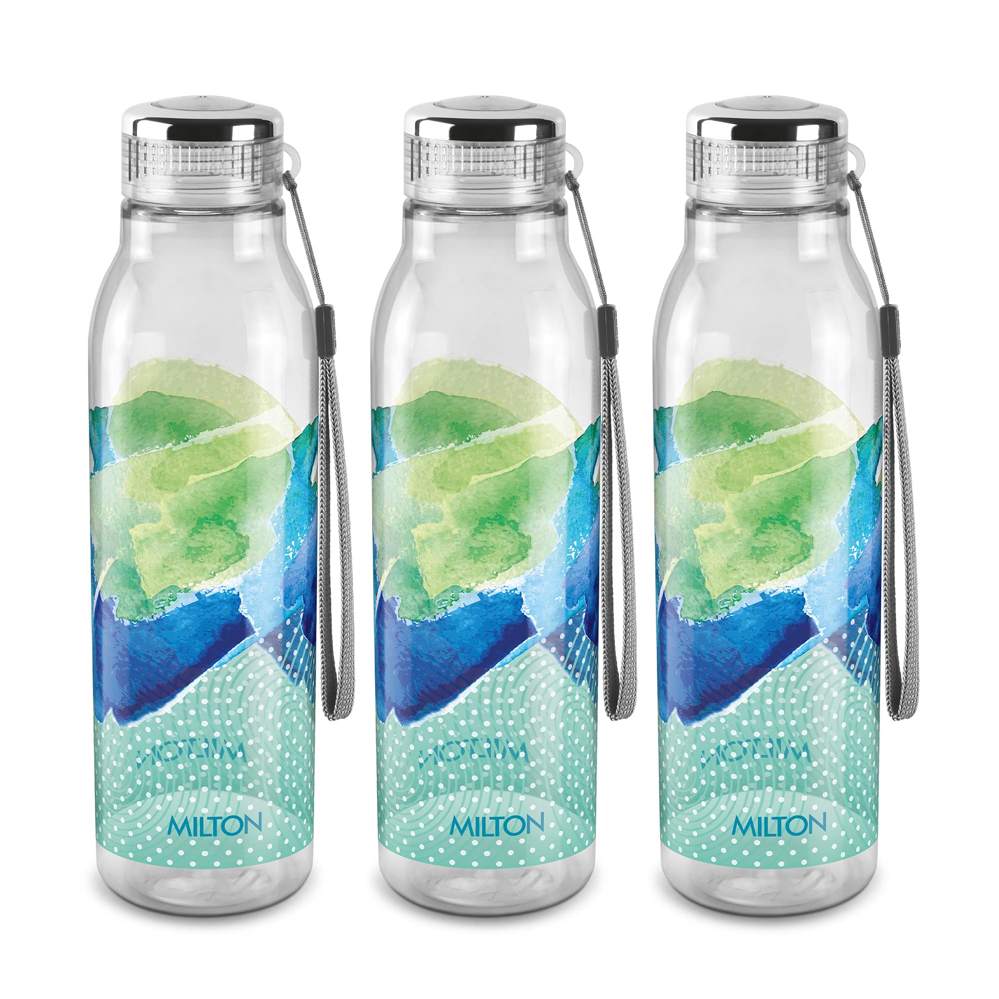 MILTON Helix 1000 Water Bottle, Set of 3, 1 Litre Each, Green, Reusable Plastic Fridge Bottle, BPA Free and Leak Proof Bottles for Travel, Work (B09BMCDYDG) Amazon Price History, Amazon Price Tracker