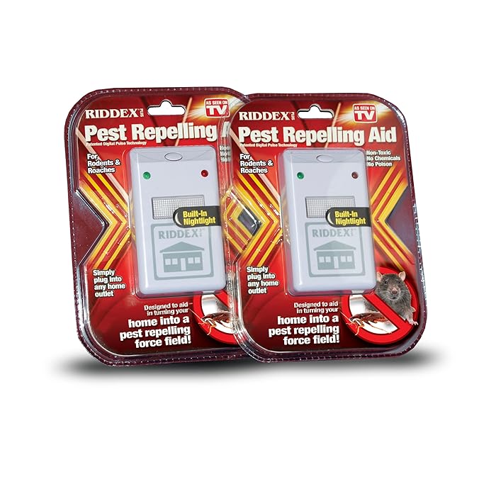 Buy RIDDEX Plus Insect Repellent Plug in, Mouse Deterrent Pest