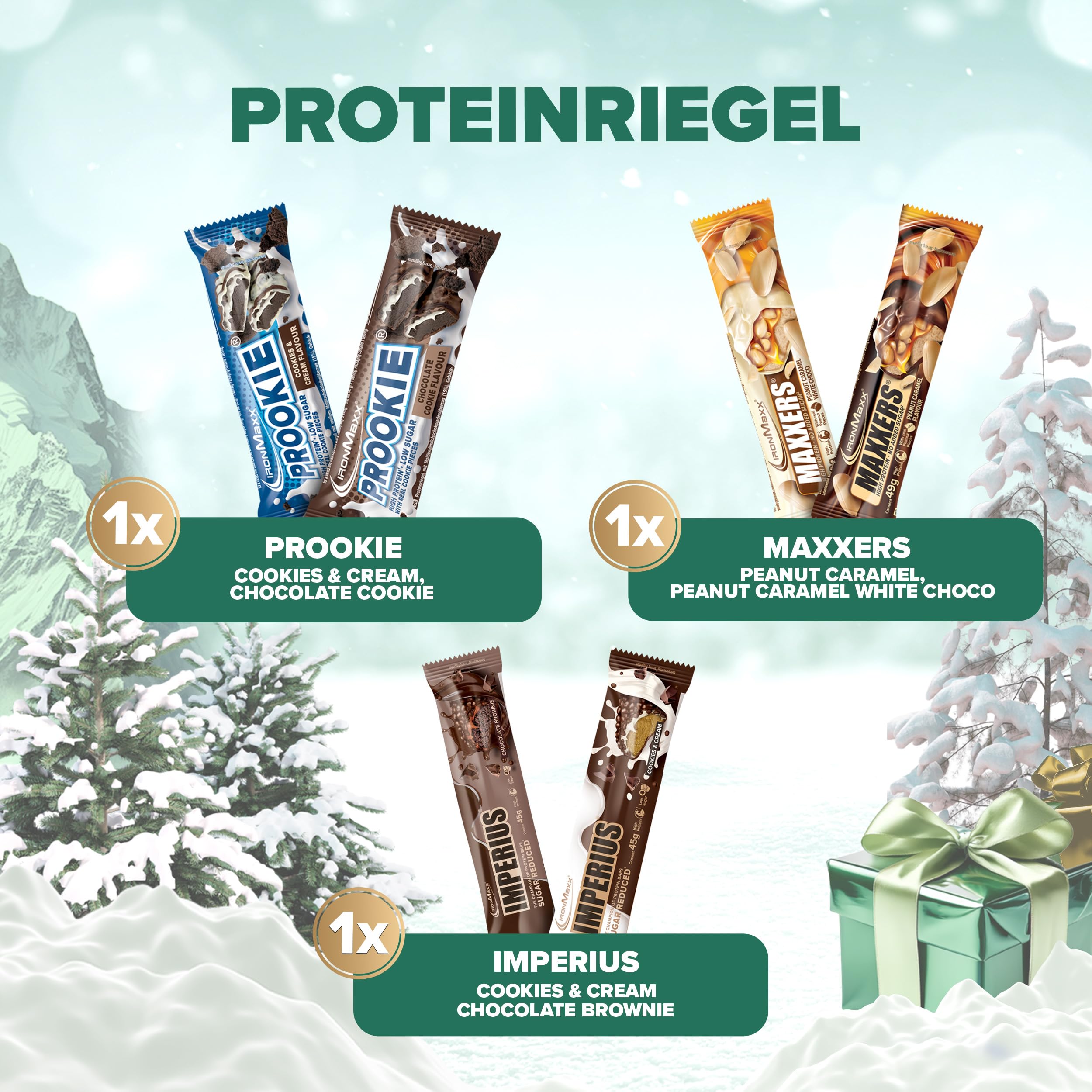 IronMaxx Protein Adventskalender 2025 | 24 sportliche Überraschungen für Fitness-Fans | High Protein Riegel, Shakes & mehr | Limitierte Fitness-Geschenkidee