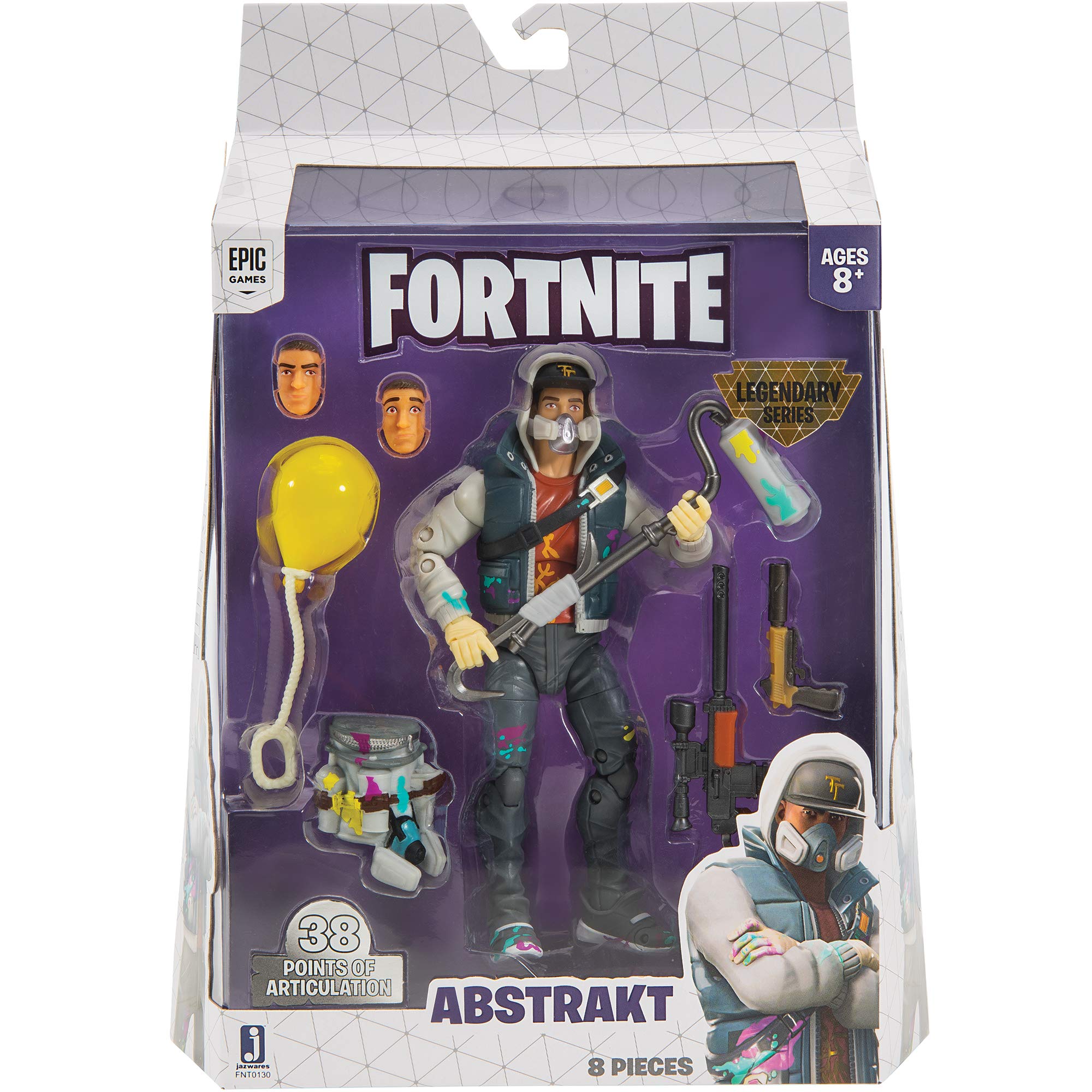 Fortnite Jazwares71960010016 - Statuetta Pack Abstrakt, multicolore