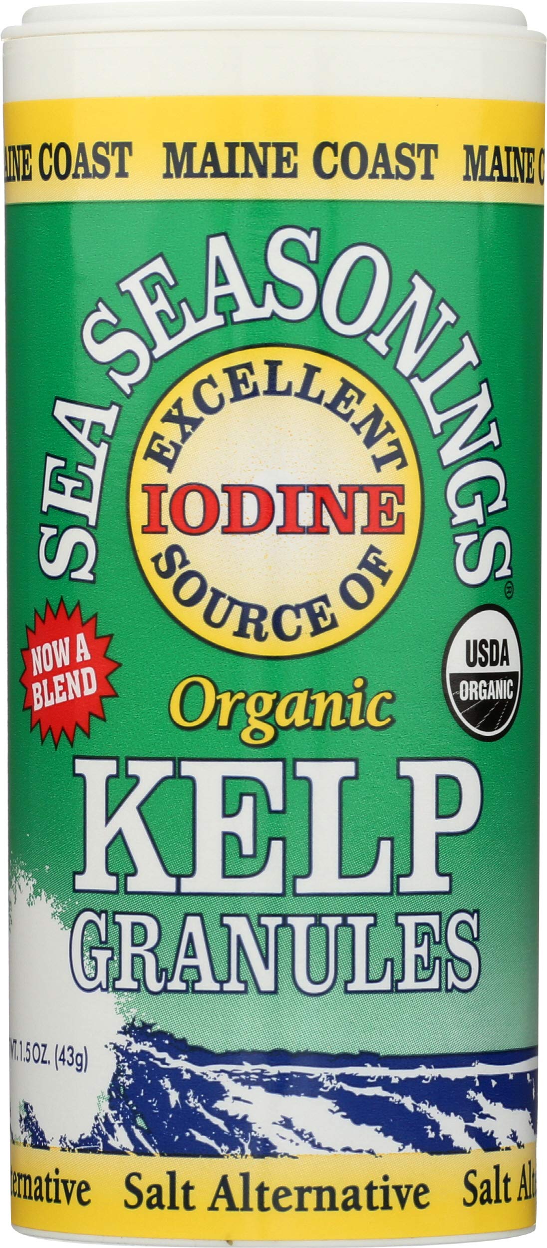 Maine Coast Sea Vegetables - Seasonings Organic Kelp Granules 1.5 Oz.
