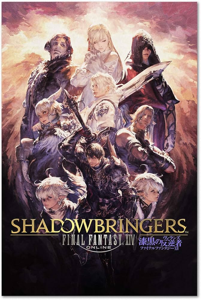 Amazon.com: Final Fantasy XIV (14) Online: Shadowbringers Poster