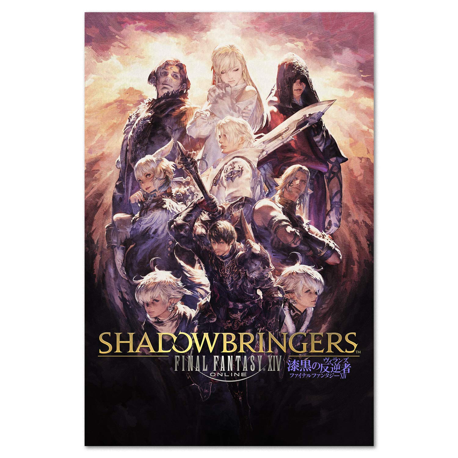 Final Fantasy XIV (14) Online: Shadowbringers Poster - Official Key Art - FFXIV Poster (11x17)