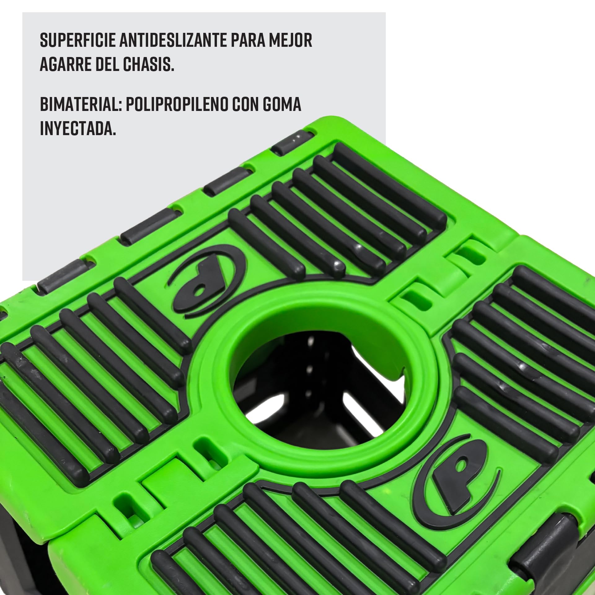Polisport Off Road 8981500005 Caballete Plegable para Moto – Ligero, Motocross, Caballete Moto, Off-Road, Compacto, Portátil, 250 Kg, Podio Oficial FIM, Caballete Moto, Verde