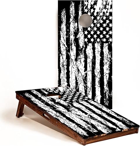 GRAPHIX EXPRESS Cornhole Set Wraps - Cornhole Decals - Vinyl Wraps & Skins for Boards