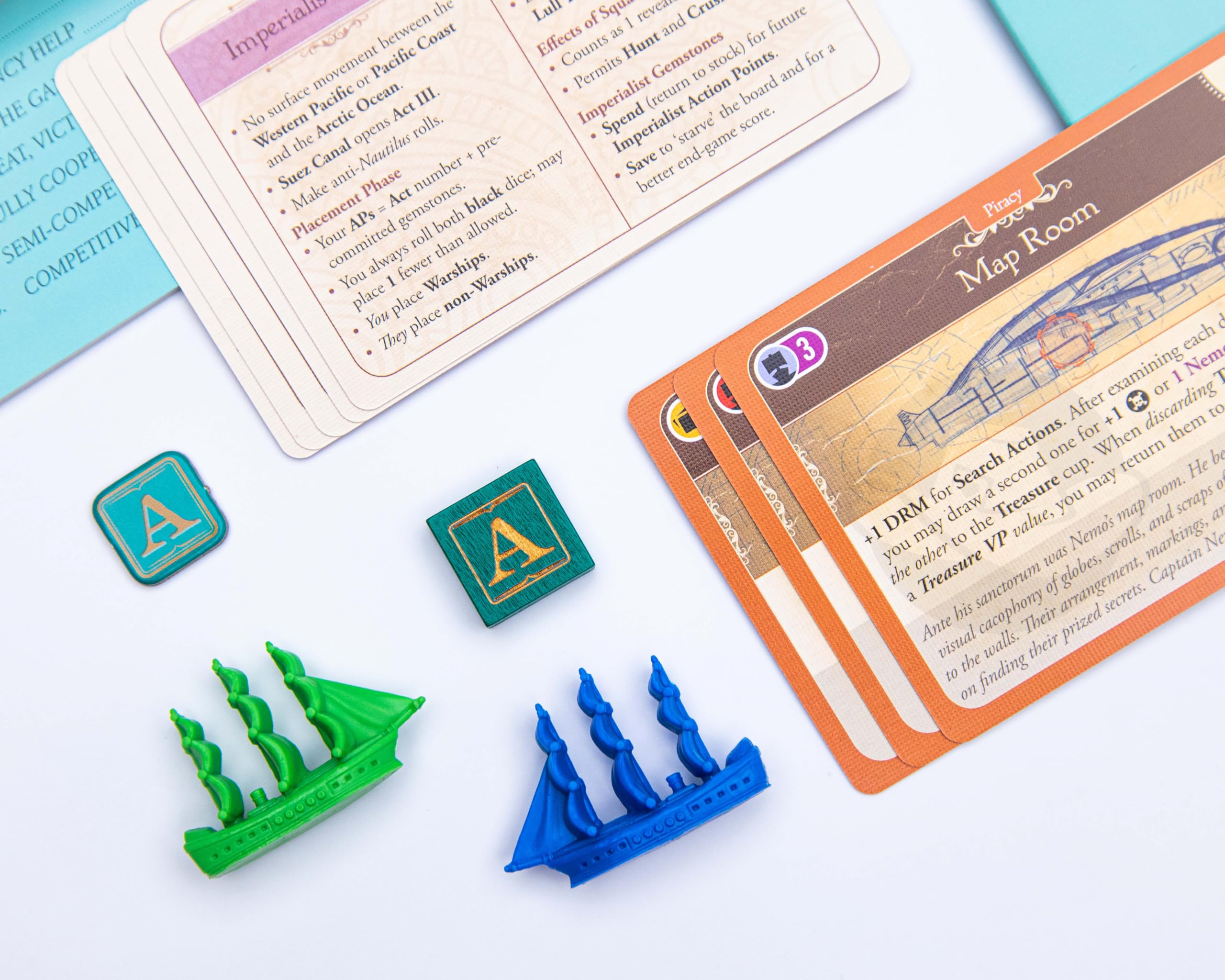 Victory Point Games Expansión final del viaje de guerra de Nemo, variante de 2 jugadores | Victory Point Games Expansión Nemo's War: Journey's End; variante de 2 jugadores, nuevo personaje y cartas finales