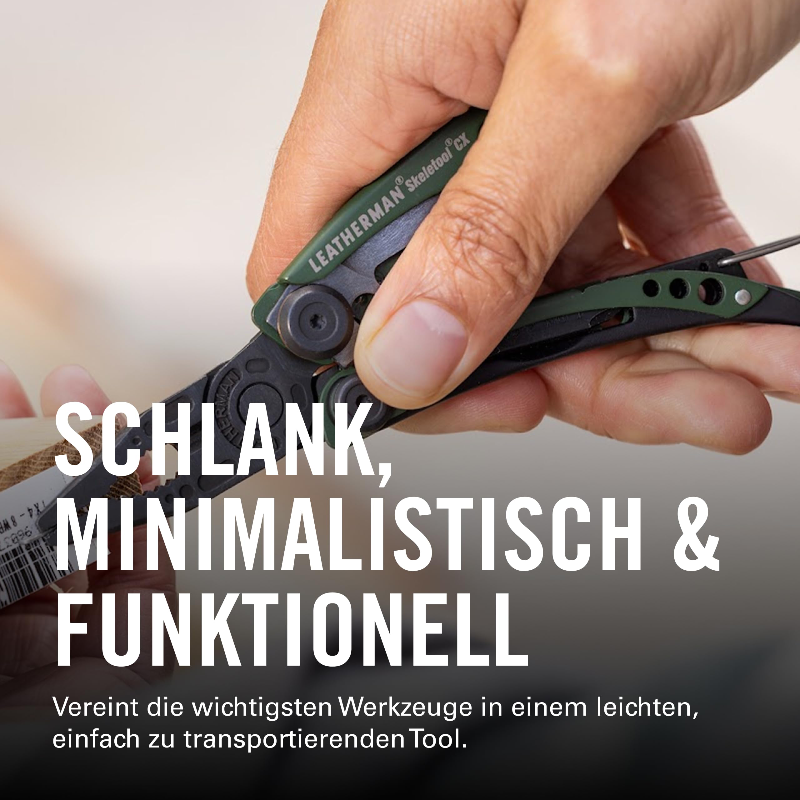 Leatherman Skeletool - Leichtes Multi-Tool mit 7 wichtigen Werkzeugen - Edelstahl