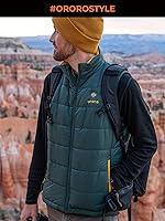 Vista 5 de ORORO - Chaleco térmico ligero con batería, para hombre