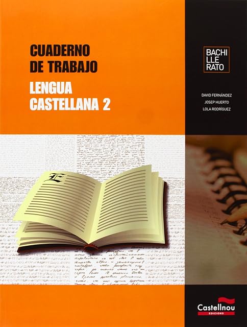 Portada de Lengua Castellana. Cuaderno de Trabajo 2 Bach