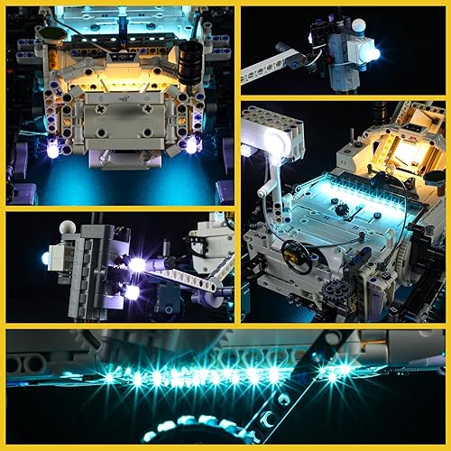 Miniatura 5 de BOOZUU Kit de luces para Lego-42158 NASA Mars Rover Perseverance  Compatible con Lego Technic Building Block Set para adulto, juego de Lego no