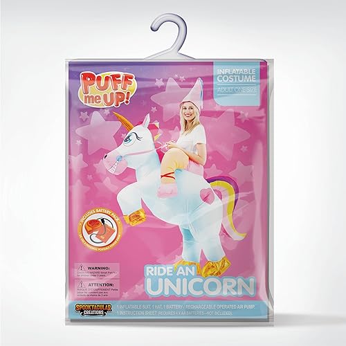 Miniatura 7 de Spooktacular Creations Disfraz inflable, disfraz de Halloween de lujo para adultos