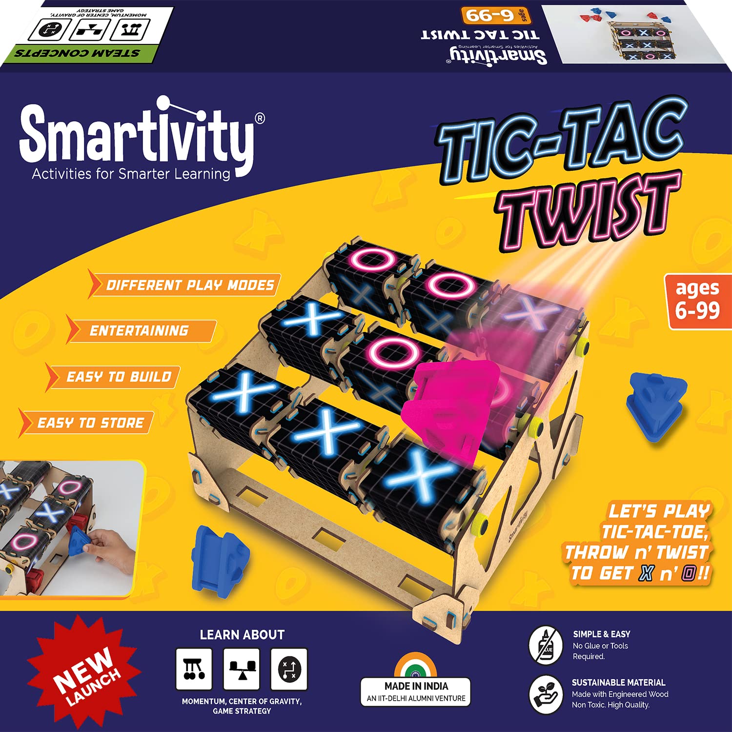Buy Smartivity Tic Tac Twist STEM DIY Fun Toy for Kids 6 to 12