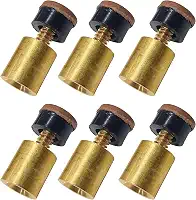 6 Un Virola Com Sola De Rosca 10mm Taco De Bilhar Sinuca