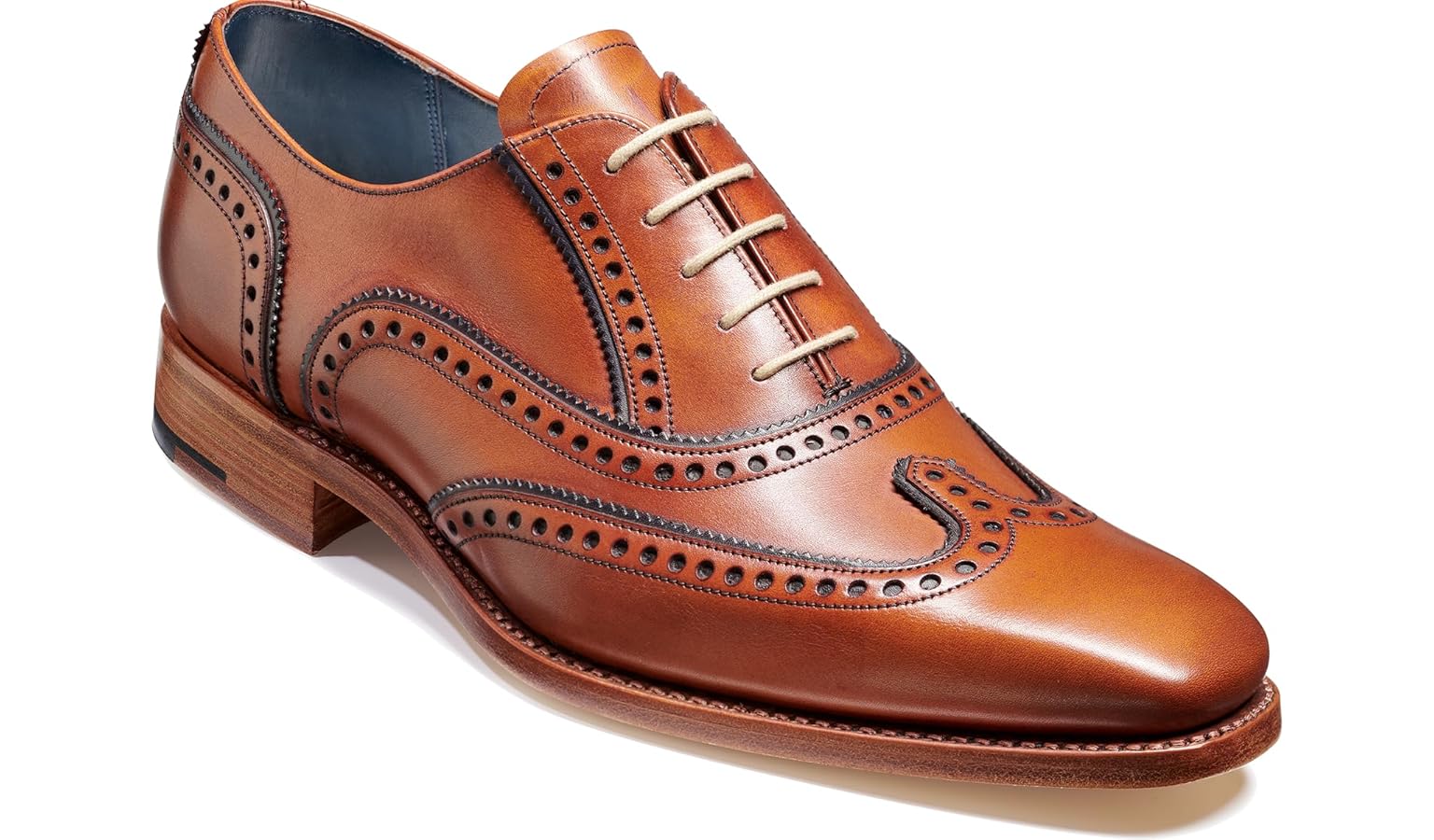 バーガー　Barker Oxford Brogue 濃茶　スエード 7.5 Hampstead - Castagnia Suede | Mens Oxford Brogue| | Barker