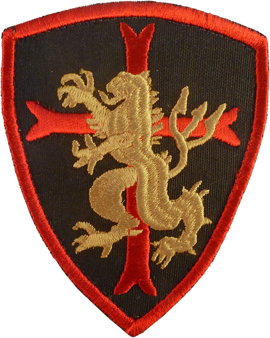 LEGEEON US Seal Team Six Lion Crusader Cross Shield ST6 DEVGRU Touch Fastener Patch