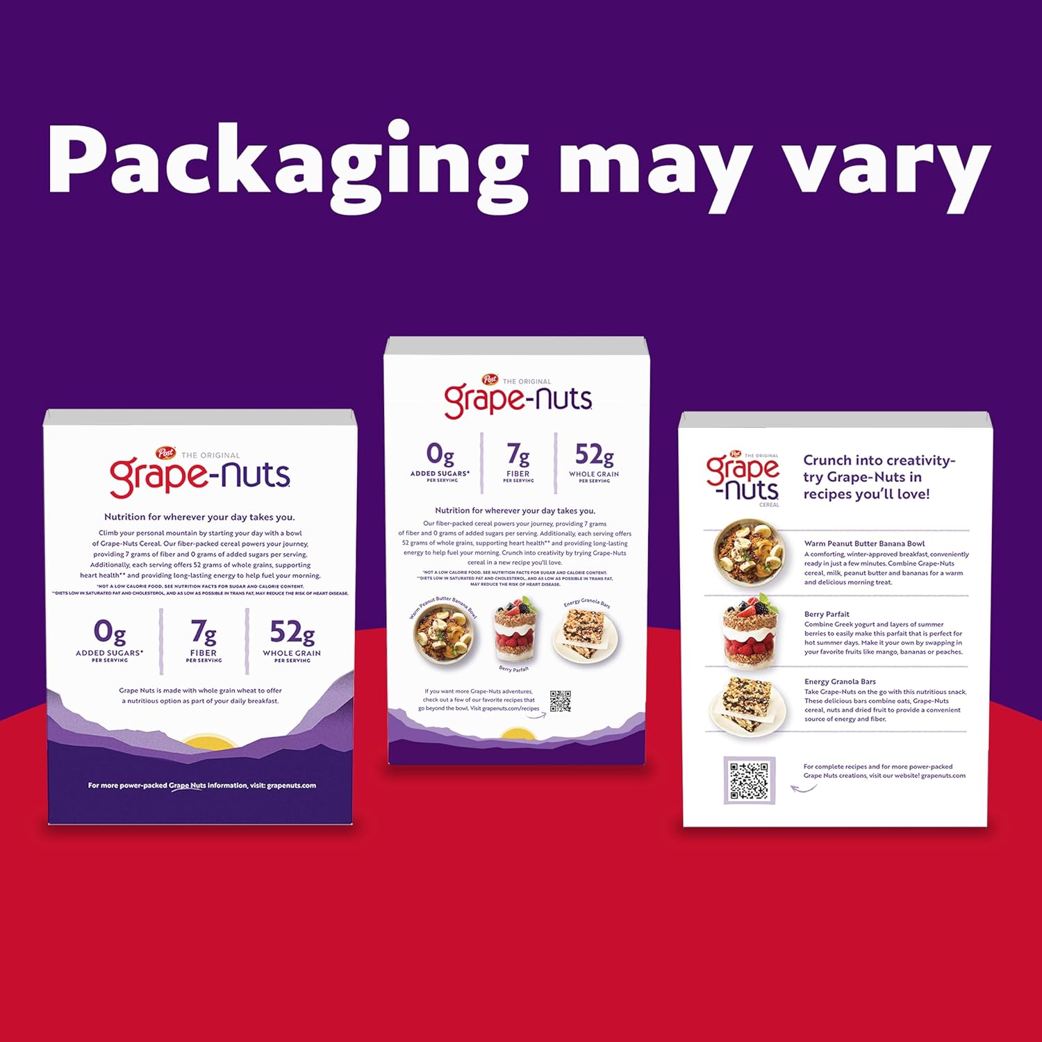 Grape-Nuts Cereal, Low Fat, High Fiber, Kosher 64 Ounce Box (Pack of 8)