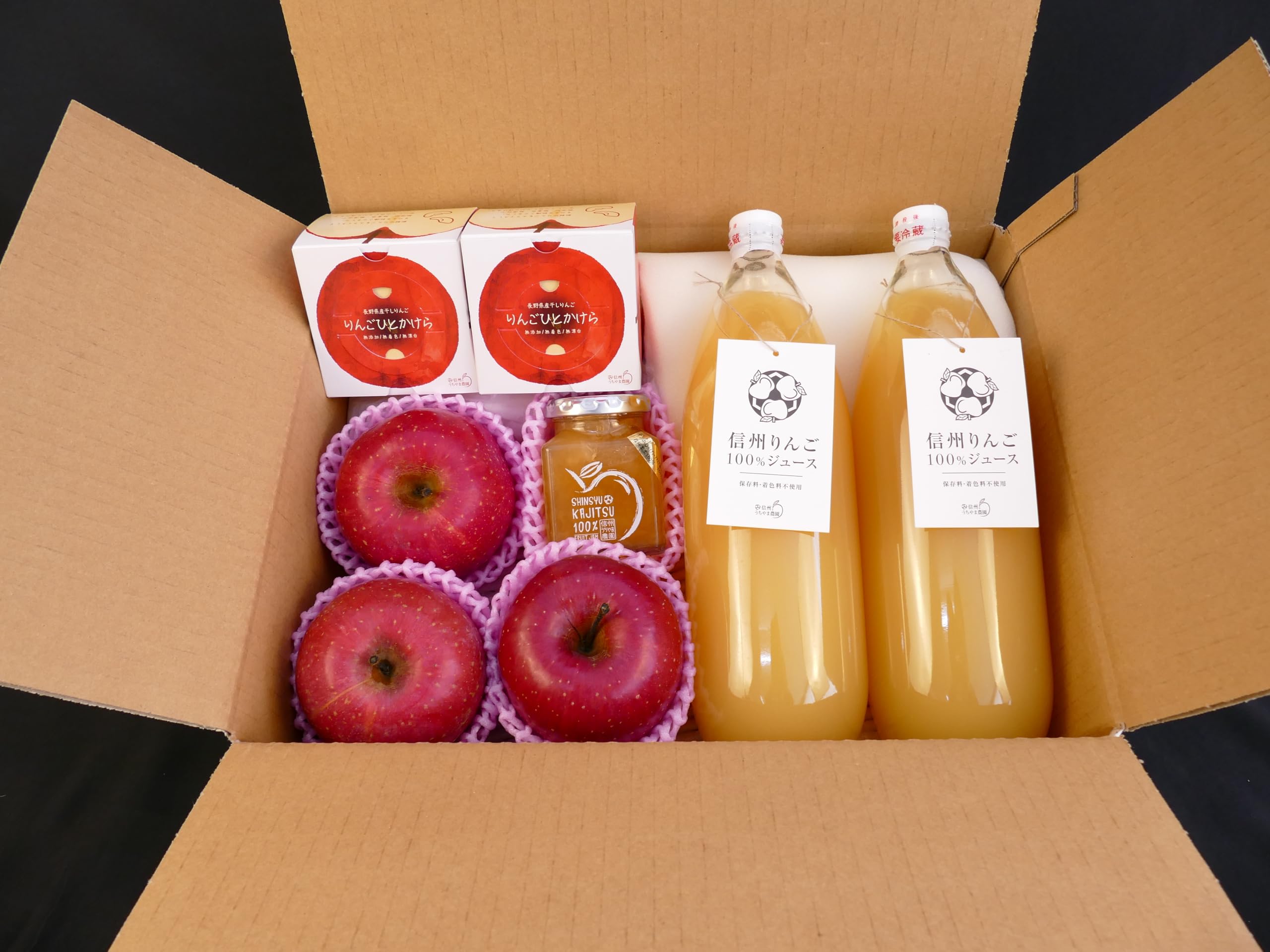 Amazon.co.jp: 信州うちやま農園 信州りんご満喫セット : 食品・飲料・お酒