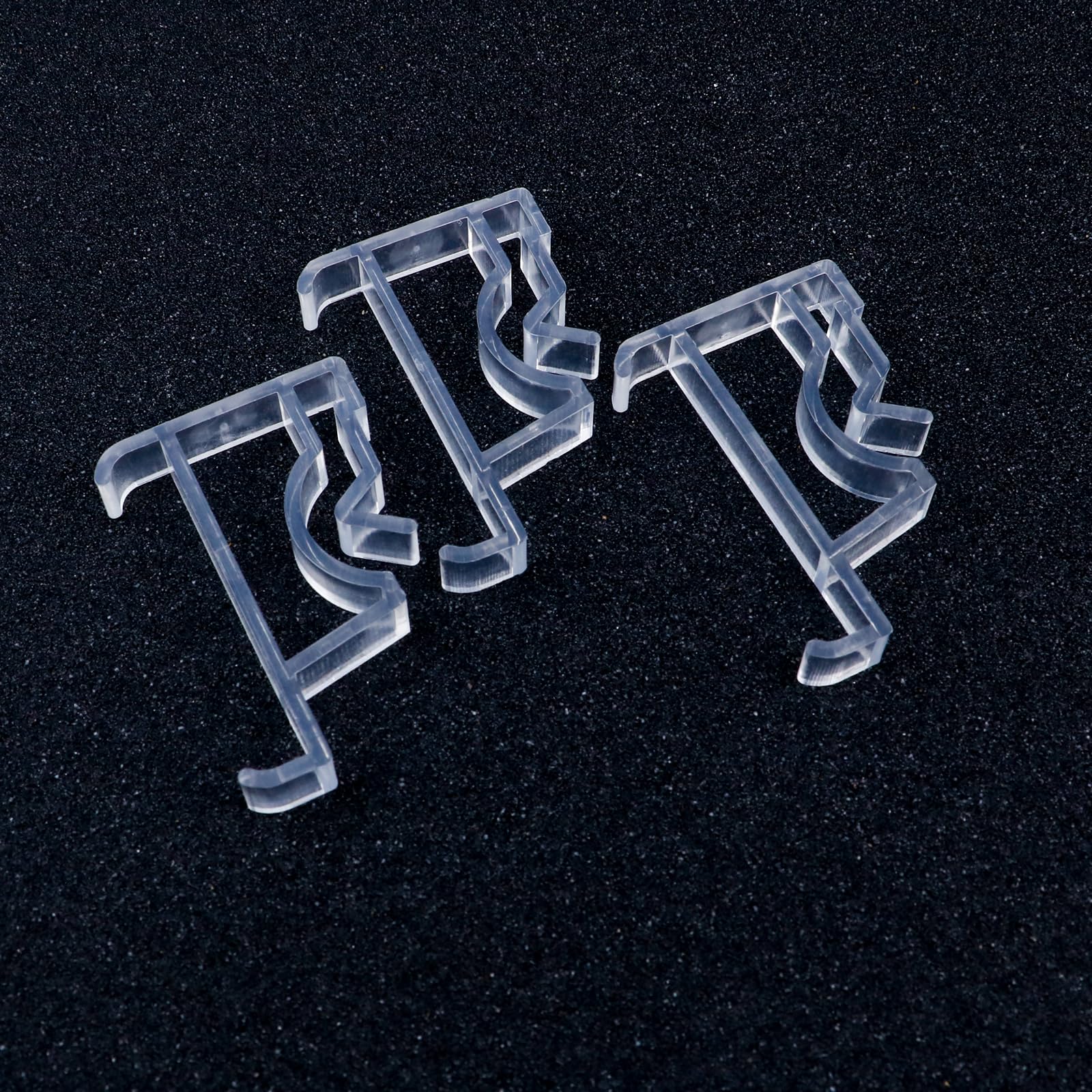 Valance Clip ZZLZX 10PCS 2.5inch Clear Plastic Barbados