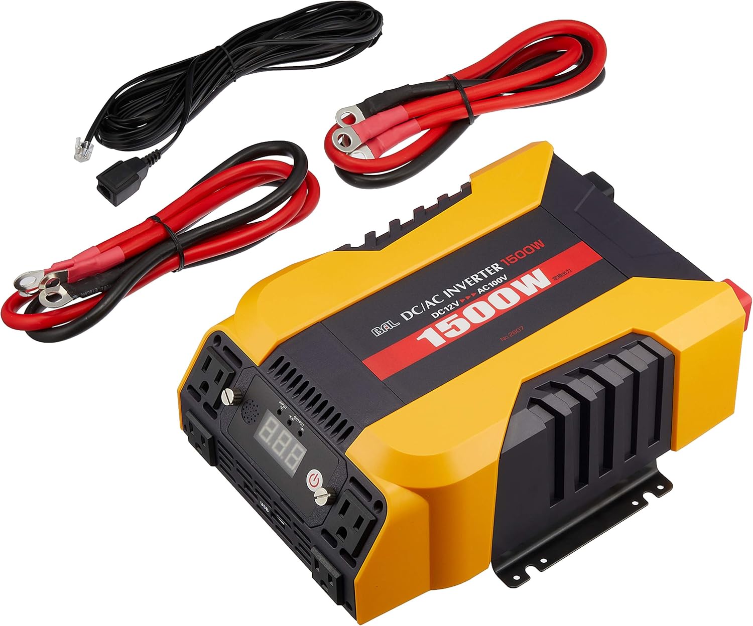 Amazon Bal 大橋産業 Dc Acインバーター 矩形波 Dc12v車専用 定格出力 1500w 2807 車 バイク 車 バイク