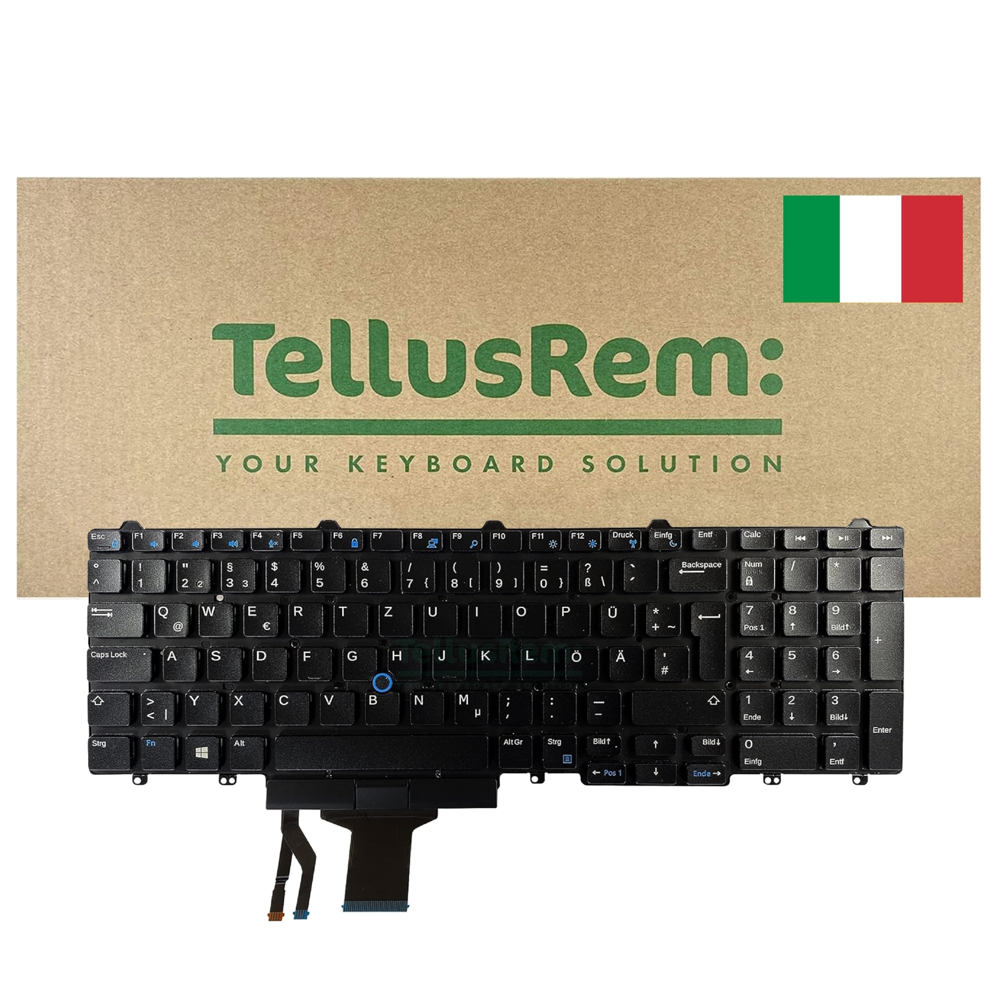 sostituzione della tastiera Italiano non retroilluminata per Dell Latitude E5550 E5570 5580 5590