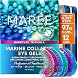 MAREE Eye Gels - Pads Under Eye Patches for Puffy Eyes and Dark Circles with Collagen & Hyaluronic Acid - Anti Wrinkles Under Eye Masks Skincare Treatment for Puffiness & Bags - Parches Para Ojeras
