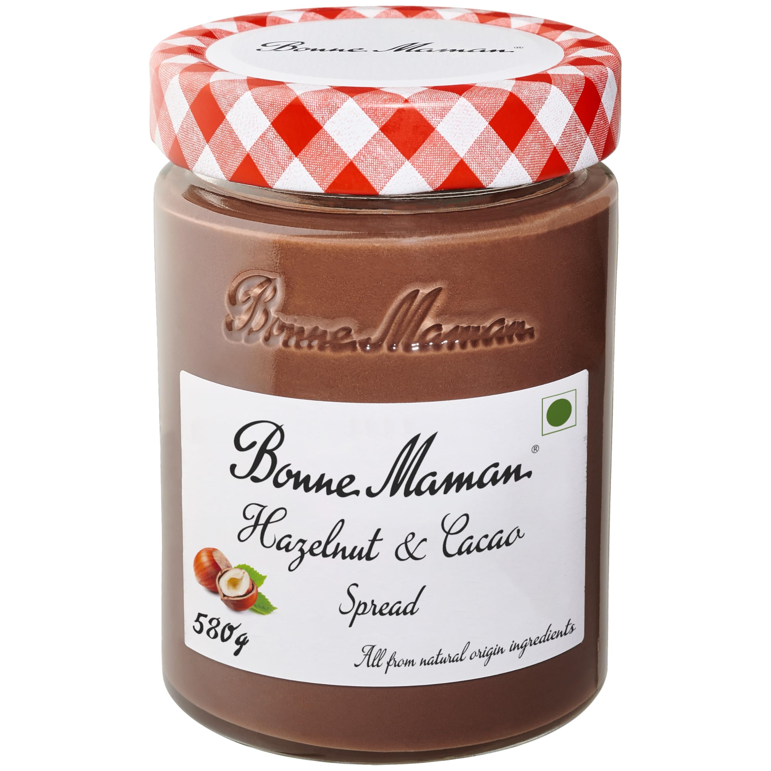 Hazelnut & Cacao Chocolate Spread • Gluten Free • Free from Palm Oil, 20.46 oz ℮ 580 g