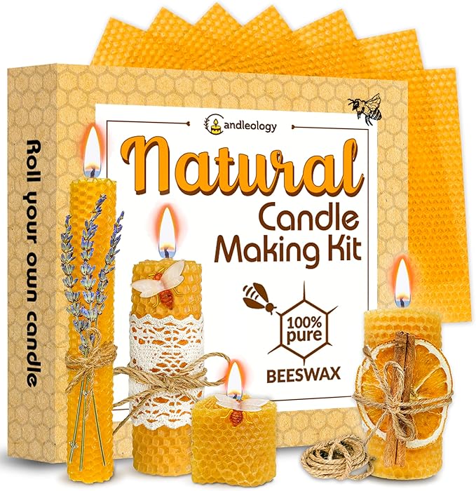 Beeswax Candle Making Kit AllInclusive DIY Candle Making
