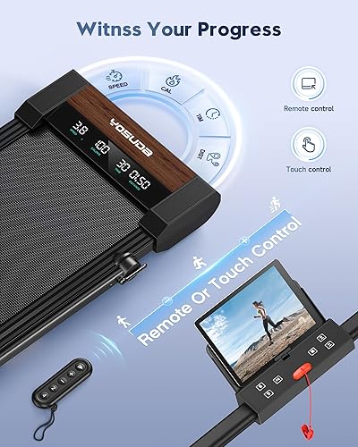 Miniatura 5 de YOSUDA Caminadoras para caminar - Cintas de correr debajo del escritorio para el hogar y la oficina, capacidad de peso de 265 libras y altavoz