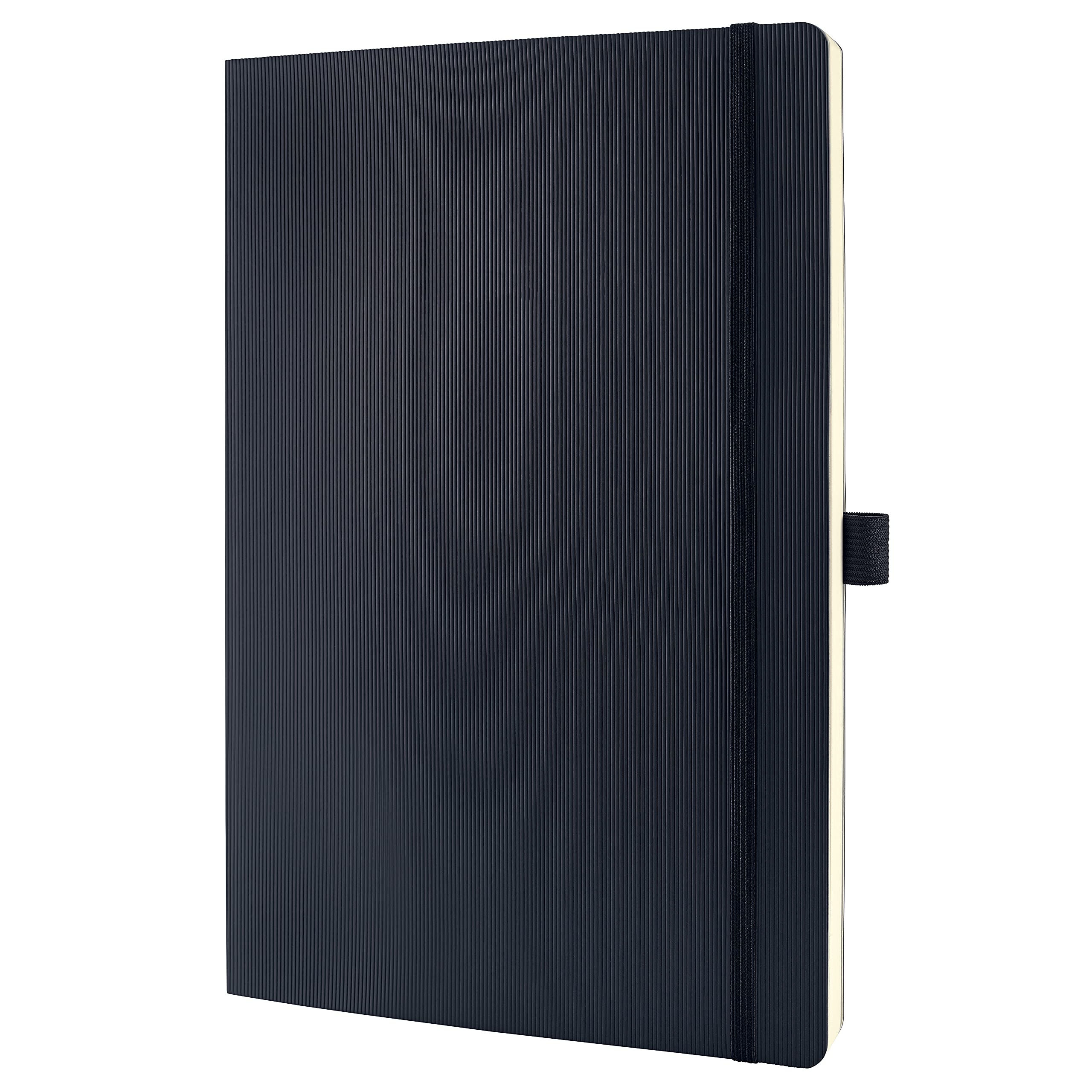 SIGEL CO308 Cuaderno premium con lineatura dot, A4, tapa blanda, negro - Conceptum