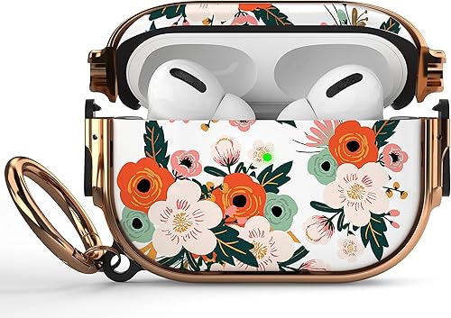 Miniatura 25 de Maxjoy Funda para AirPods Pro de 2ª/1ª generación con cerradura, bonita funda para AirPods Pro 2, funda protectora dura para AirPod Pro para mujeres