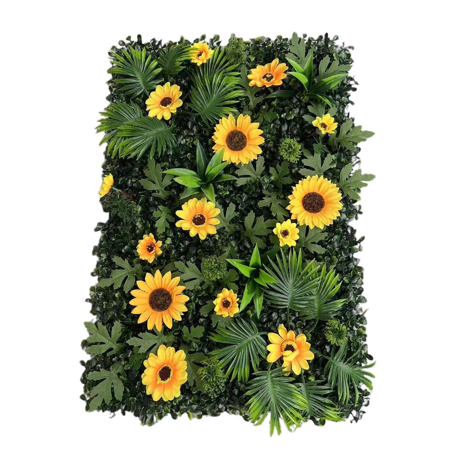 IOIUSKKU Pannello da parete con fiori artificiali di qualità, affidabile, per esterni, bellissimo decoro per sfondi di eventi, feste e matrimoni, pannello da