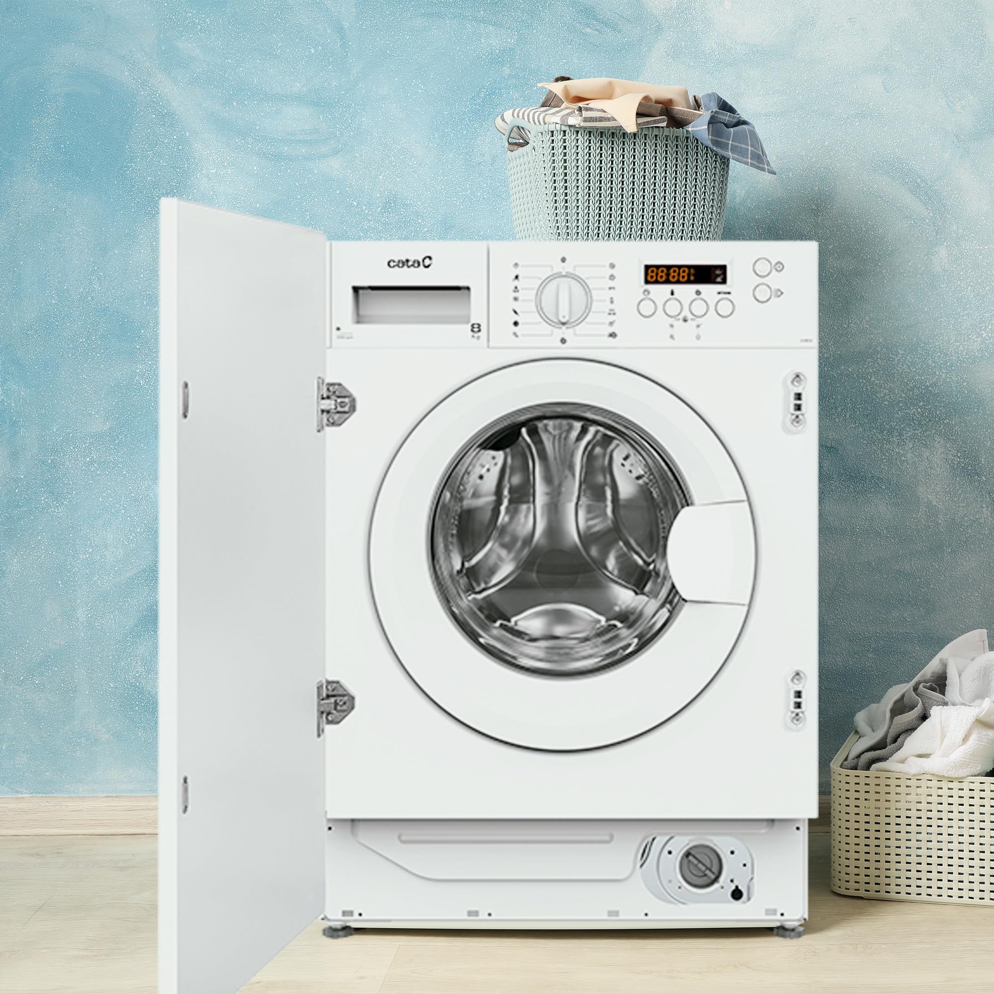 Lavadora LI 08014 integrada 8 kg 1400 clase A+++ Rpm