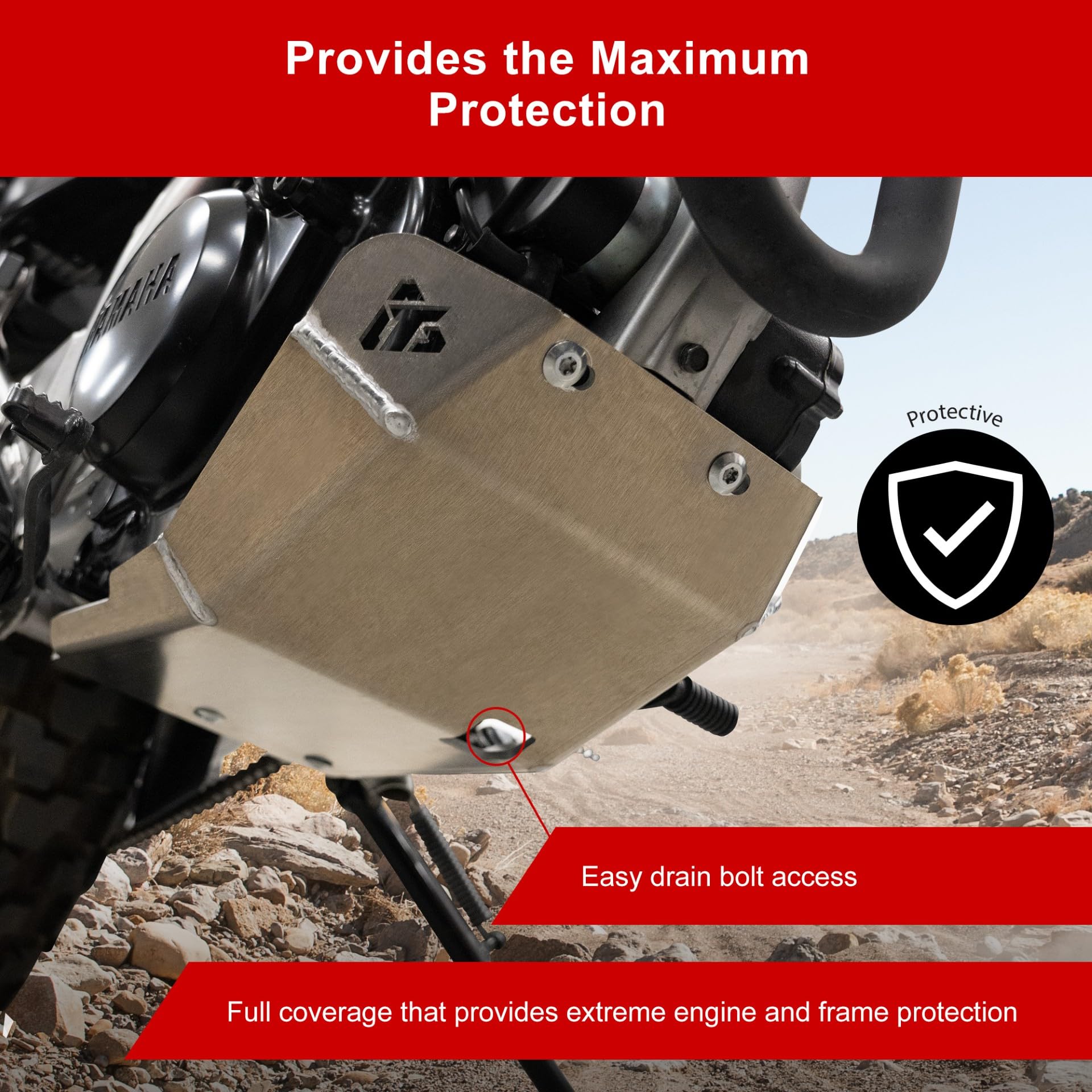 tuskページ Amazon.com: Tusk Aluminum Heavy Duty Skid Plate Bash Plate