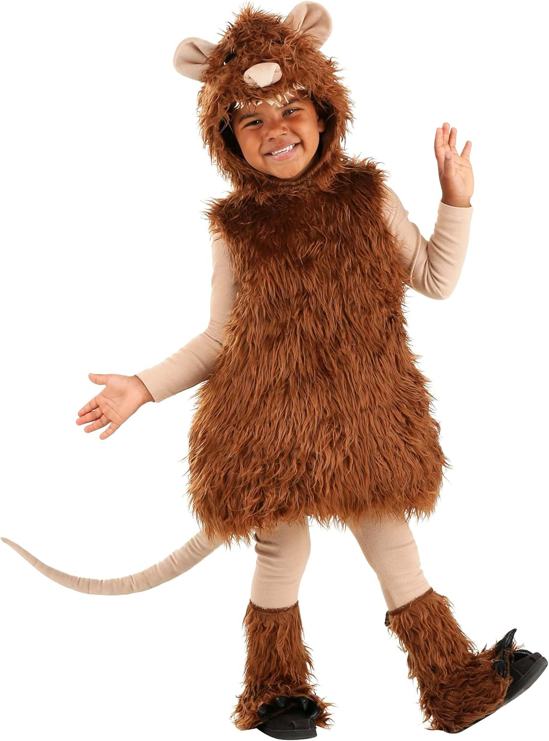 Princess Bride Toddler ROUS Costume Suit, Brown Rodent of Unusual Size Costume for Toddlers