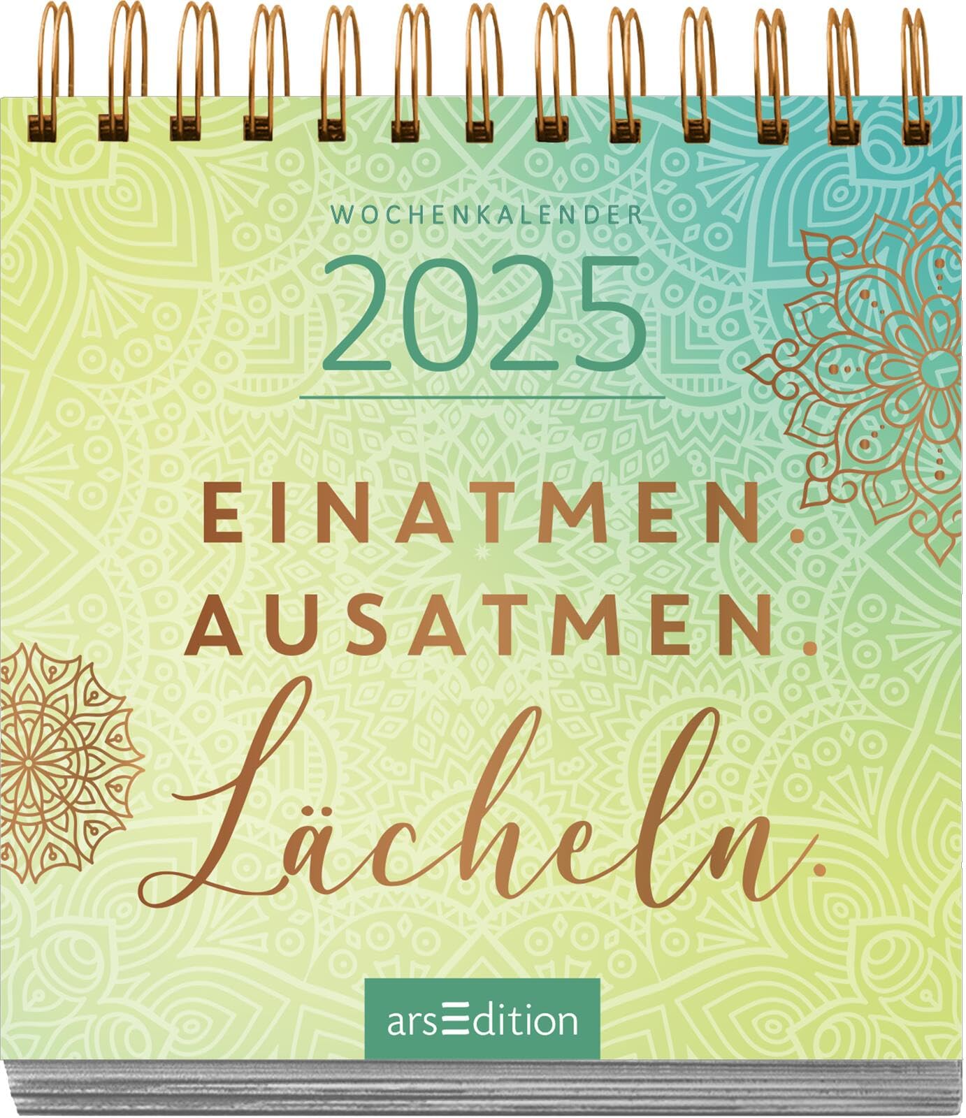 Display Mini-Wochenkalender 2025: Mit 12 x 5 Ex. | Kleine Tischkalender voller Inspirationen für jeden Tag