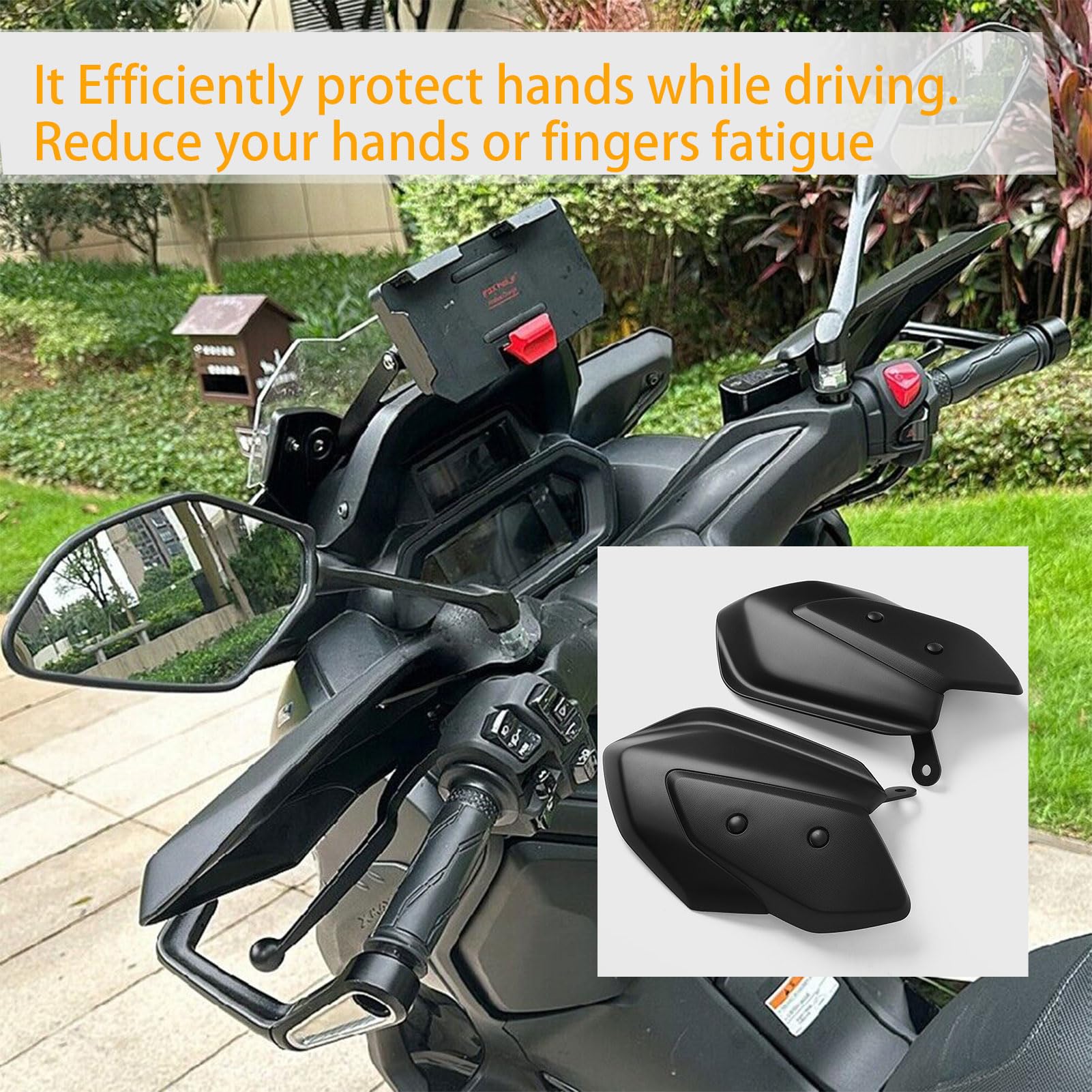 WOOGA Paramani Moto Per X-MAX 125/250/300 2023-2024 - Protezione Antivento E Urto - Foto 9