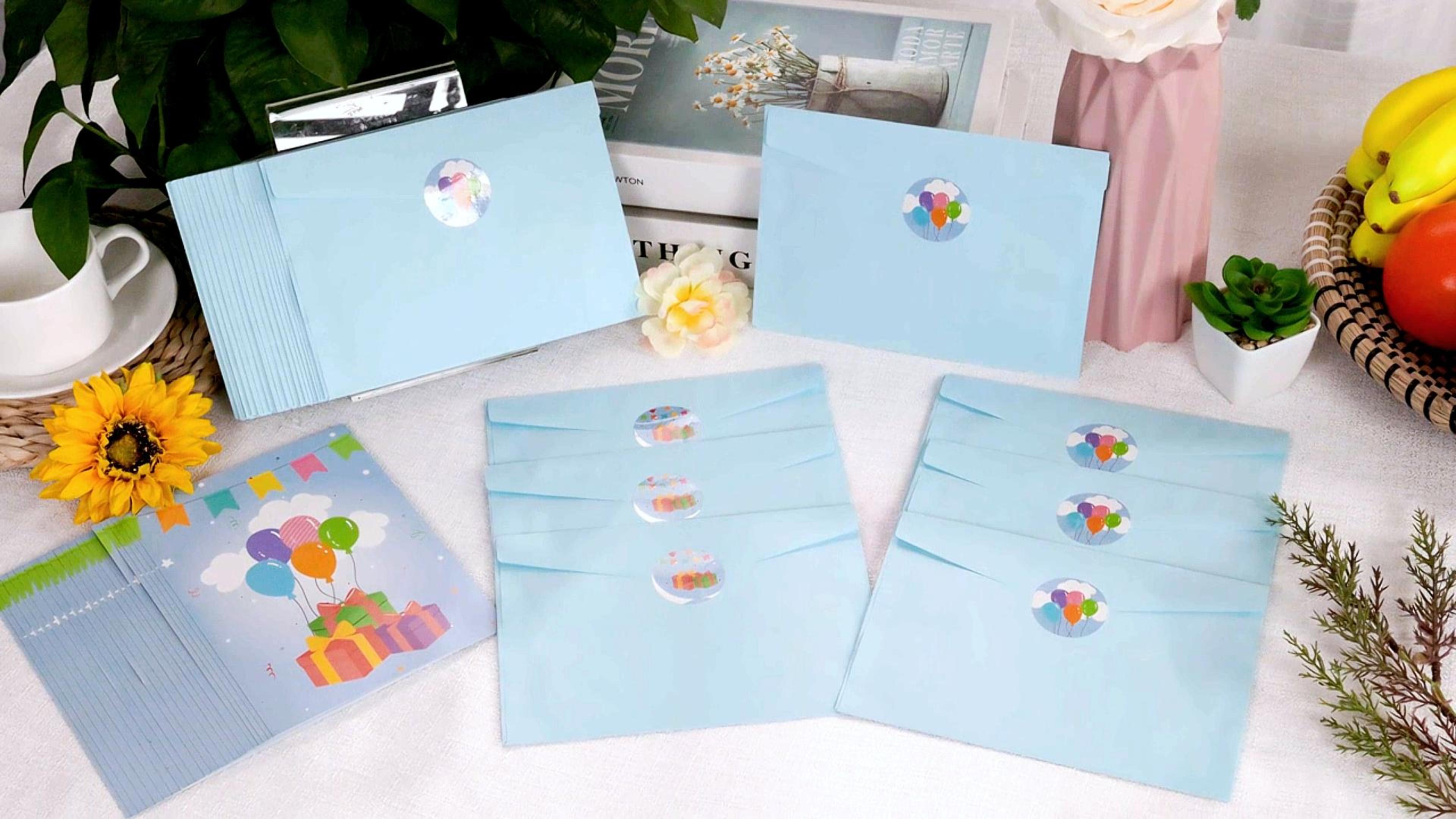 JuNa-Experten 12 Tarjetas De Invitación Incl. 12 Sobres De