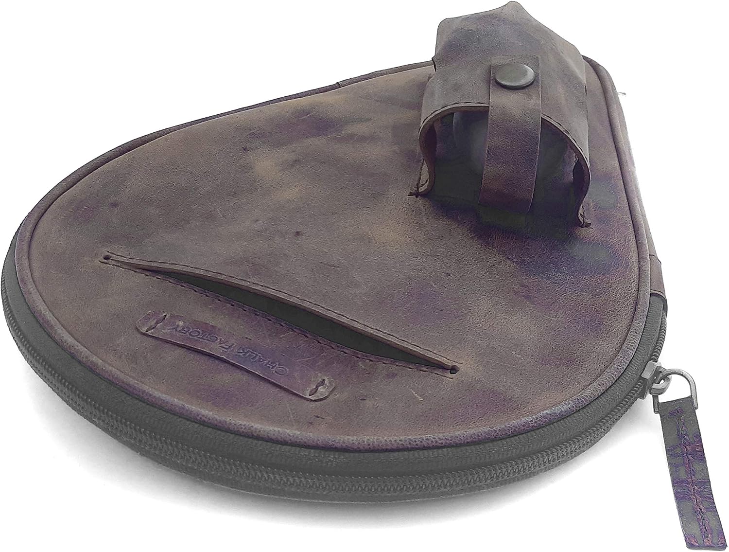 Natural Leather Vintage Table Tennis Bat Cover