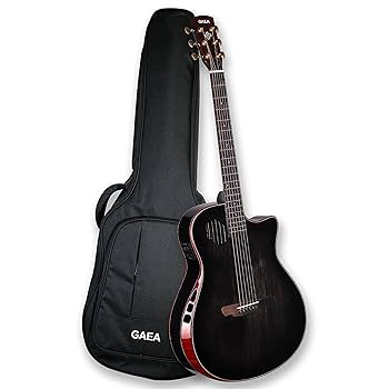 Amazon.com: GAEA 41''Solid Spruce Top Acoustic Electric