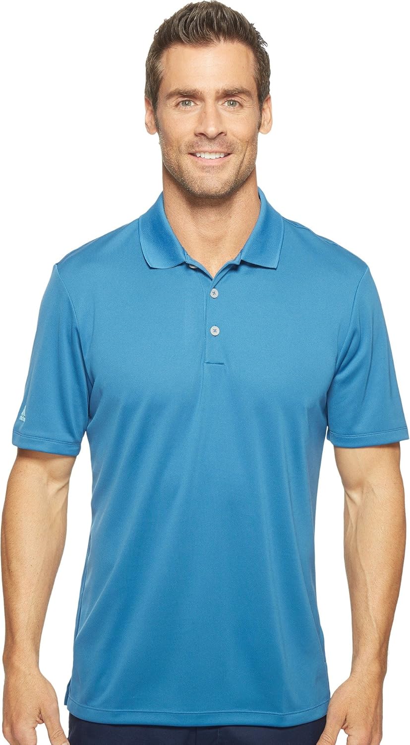 adidas Golf Men's Performance Polo, Core Blue, Small