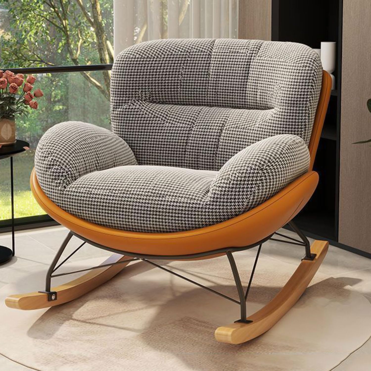 Fauteuil à bascule allaitement et détente pour la chambre de bébé